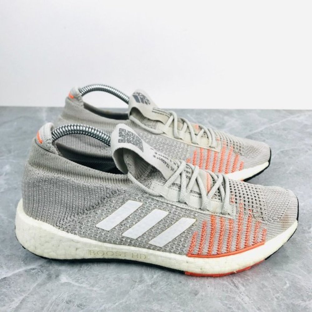 Adidas Pulseboost‎ HD Womens Size 8 Shoes Gray Comfort Running Sneakers FU7342